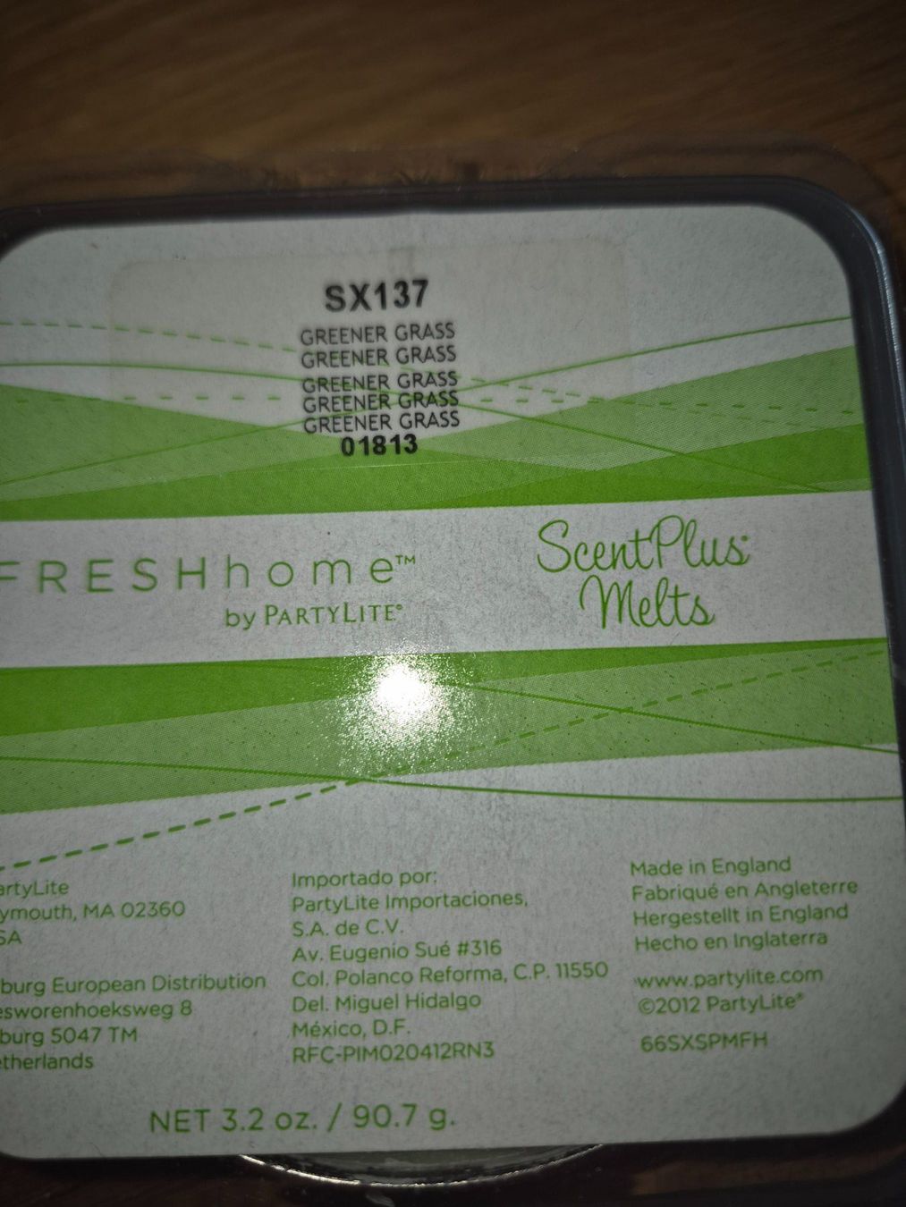 Partylite Candele: Partylite Aroma Melts Greener Grass – Usato da Buttikon SZ venduto da sefa02