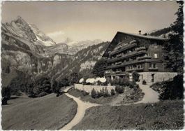 GL 6 Braunwald Haus Bergfrieden Ortstock Hoher Turm 1954 GF
