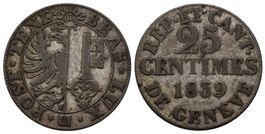 Genf 25 Centimes 1839 , /352/