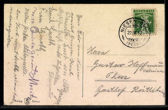 Cartoline postali: Niesenbahn, Bergbahn auf dem gr. Viadukt – Usato da Berlin venduto da bartko-reher 1