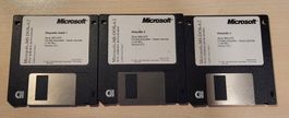 MS-DOS 6.22 FR - 3x Floppy Disk 3"1/4