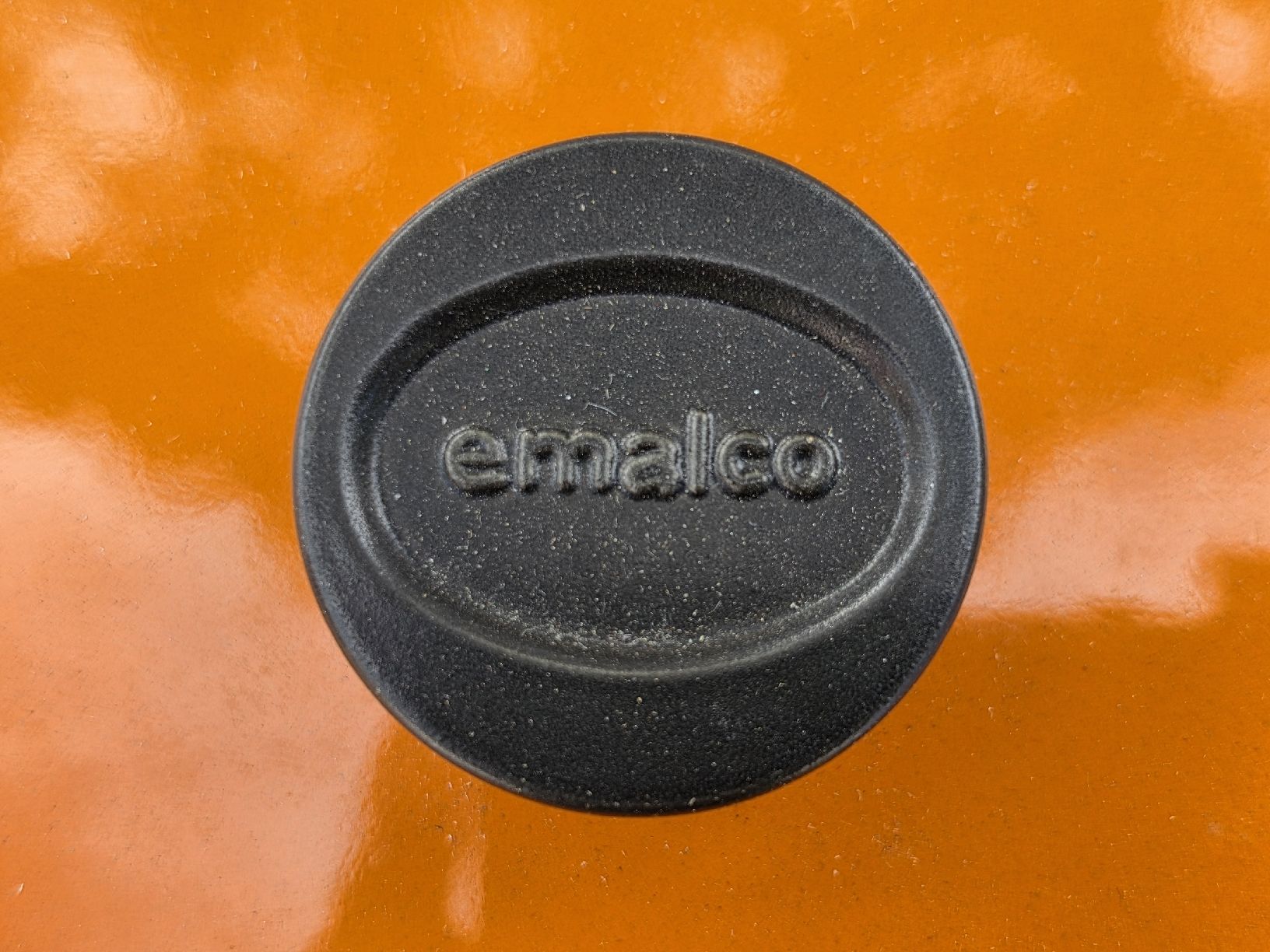 Emalco Pentole: Emaille Bräter orange emailliert mit Deckel – Usato da Mettlen venduto da elios0888 2