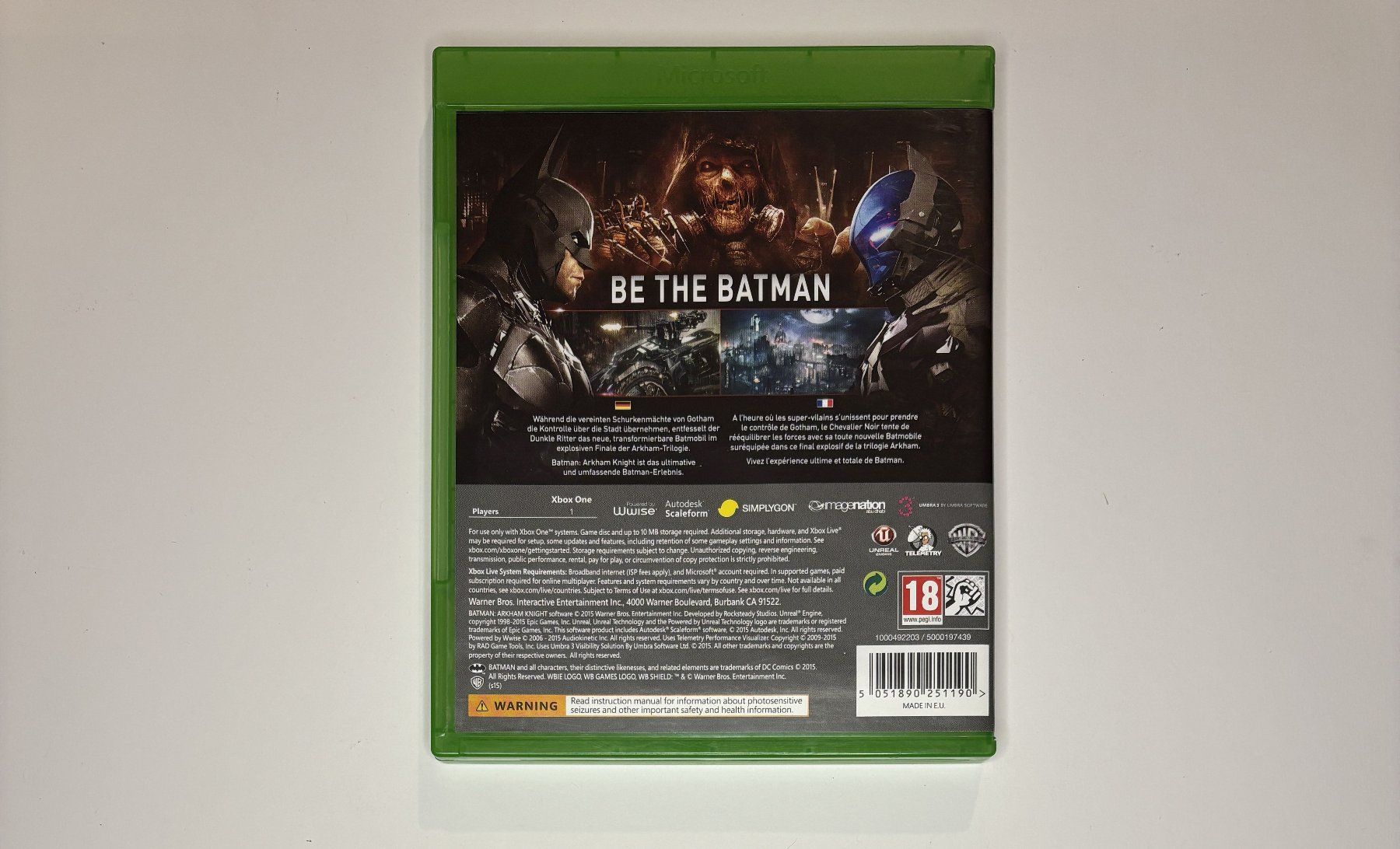 Giochi: XBOX One - Batman: Arkham Knight – Usato da Allschwil venduto da Bullach 2