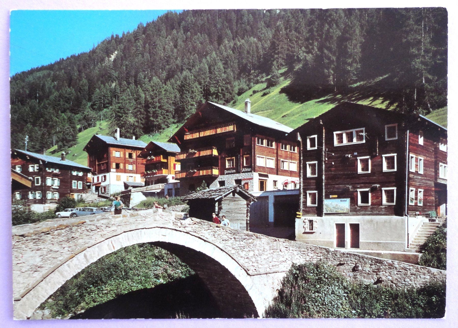 Cartoline postali: Binn 1401 m, Wallis – Usato da Fétigny venduto da Billy2miny