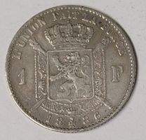1 FRANC / BELGIEN 1886 (SILBER)