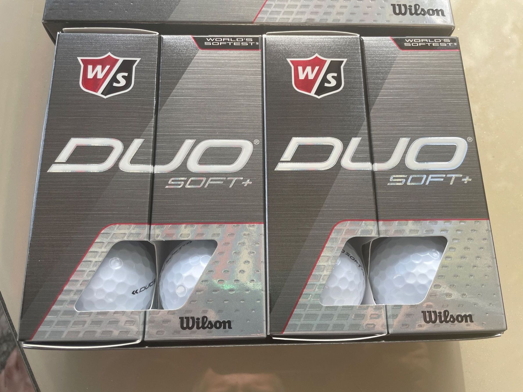Wilson Palloni: 12 Stk. Neue  Wilson DUO Soft+ Golfbälle – Usato da Schüpfen venduto da Schuepfen45 1