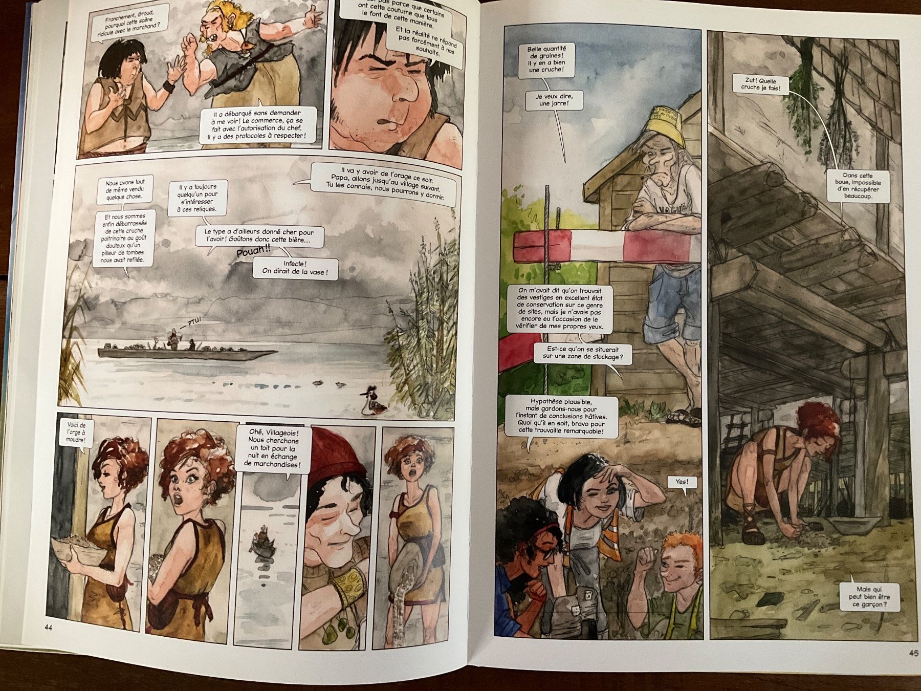 Fumetti: La Course de pirogues - BD - Édition signée + dessin ! – Usato da Avenches venduto da Lactobacille 4
