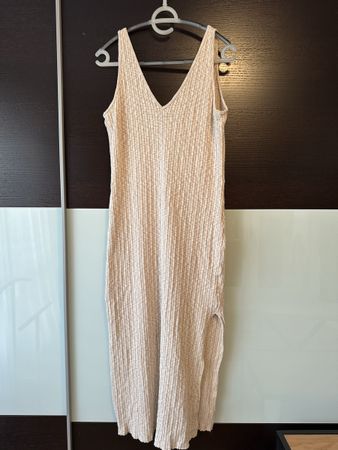 Sommerliches Strickkleid, Beige, Grösse M, neuwertig