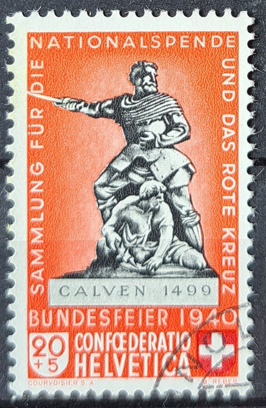 Alle Briefmarken: CH 1940 PP SBK 5c ʘ – Gebraucht aus Biel/Bienne von ESOXMAN
