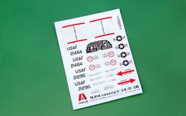 Abziehbilder/Decals Italeri 814 Cessna O-2A Skymaster 1/48