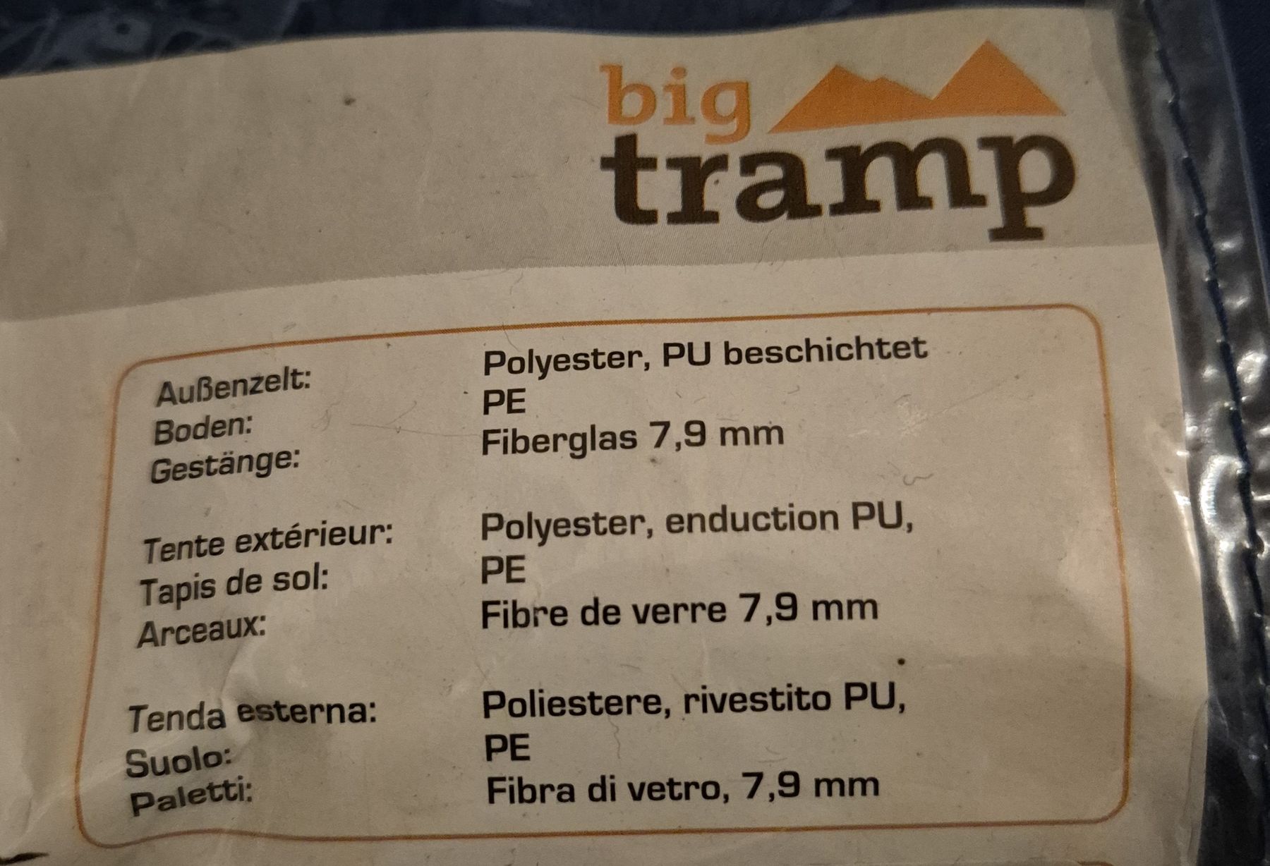 Tentes: 2er Zelt – Neuf avec emballage d'origine à Mellingen par Revo78 2