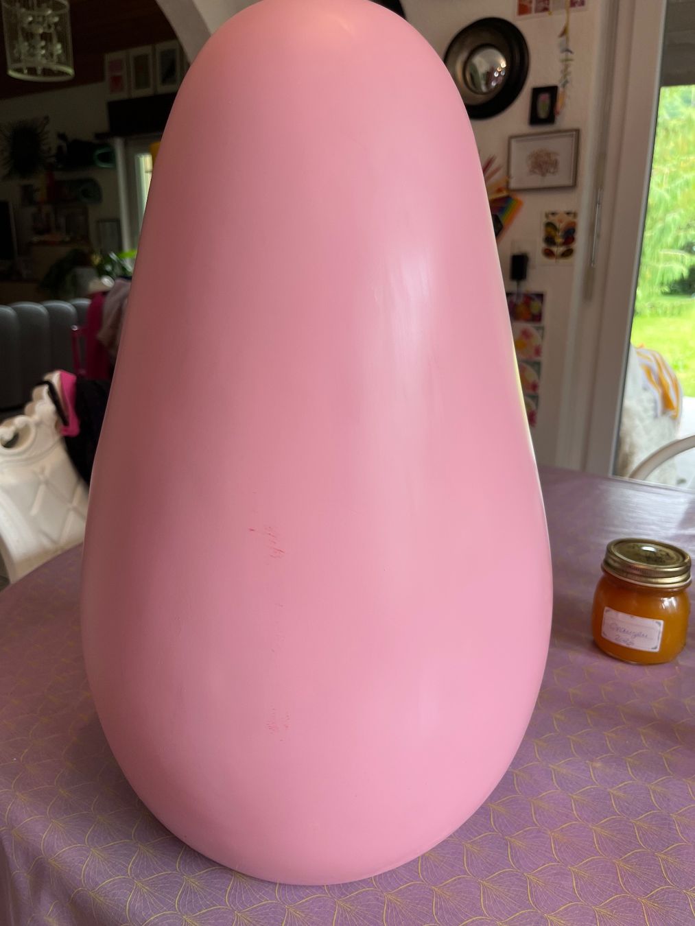 Sculture & Statue: Grande statue décoration Barbapapa rose – Usato da Porrentruy venduto da Madamebovary 1