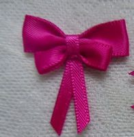 Double noeud en satin 2.5 cm PINK