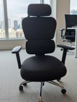 Ergonomischer Bürostuhl / Schreibtischstuhl (Schwarz) – Top