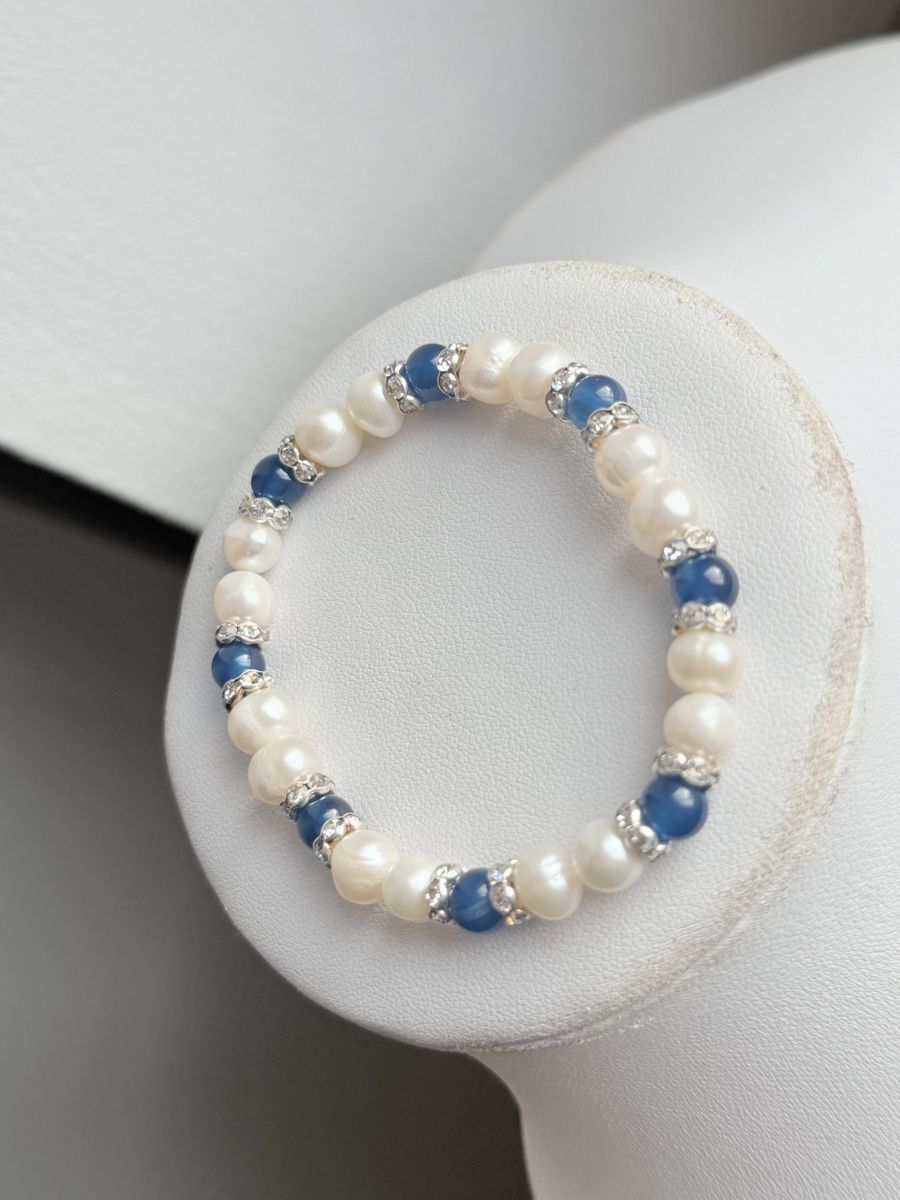 Bracciali & Braccialetti: Süsswasserperlen Armkette NEU – Nuovo e nell'imballaggio originale da Basel venduto da Chili007 1
