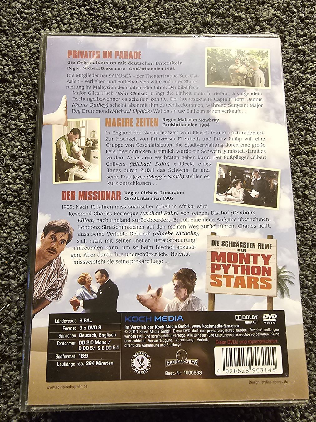 Tutti i DVDs: Die schraegsten Filme der Monty Python Stars Neuverpackt – Nuovo e nell'imballaggio originale da Ruswil venduto da jan_bxl5 1
