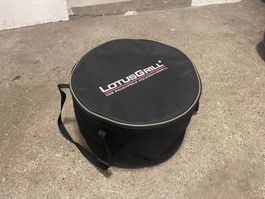LotusGrill – rauchfreier Holzkohlegrill, mit Tasche