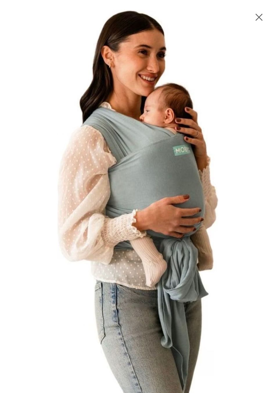 Moby Wrap Marsupi portabebè: MOBY Wrap Evolution, Baby Wrap, Color: Sea Glass – Usato da Planken venduto da R4gskL7 1