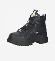 Buffalo London Plateau Stiefel Grösse 36 Schwarz Top Zustand
