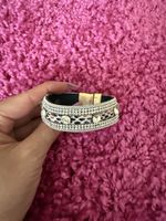 Armband Leopard-Muster Strasssteine glitzernd Sommer Schmuck