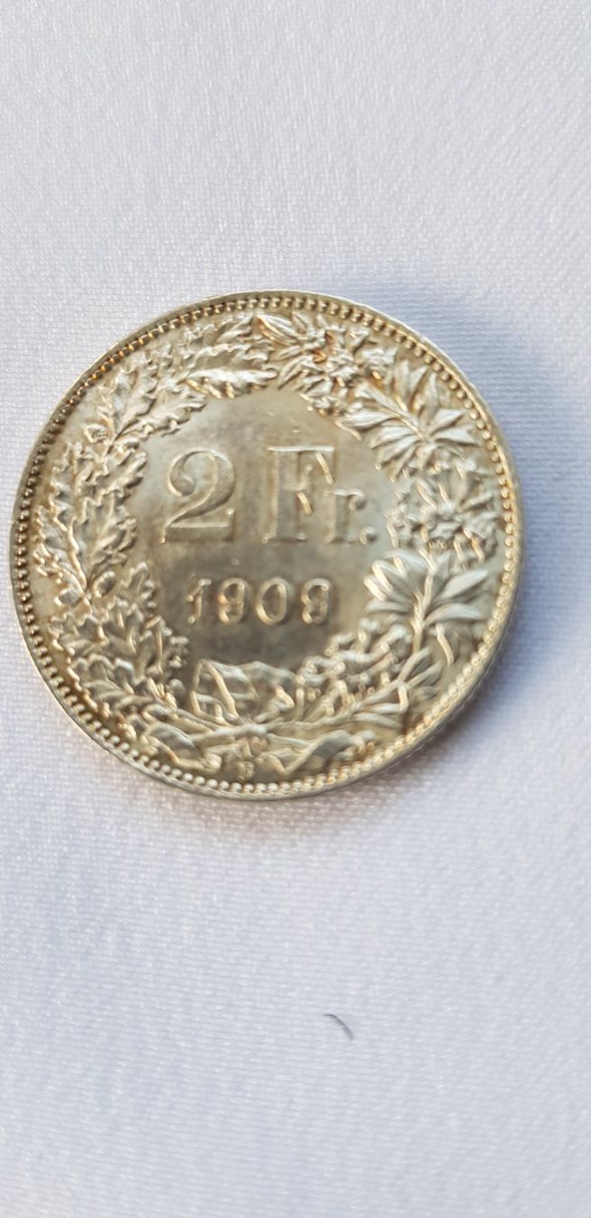 Tutti le monete: 2 Franken 1909 Schweiz – Usato da Dällikon venduto da Toyfan 2