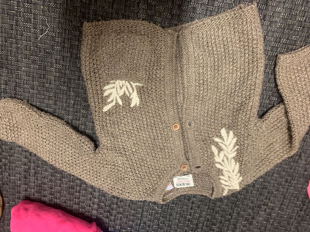 Gilet Zara Léger En Maille Marron - Taille M - Occasion Très Bon état - Style Décontracté Chic