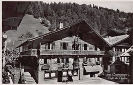 Champéry, Café du Centre, datée 1947