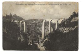 Sitterviadukt bei Bruggen (SG) Belastungsprobe 15. Juli 1910