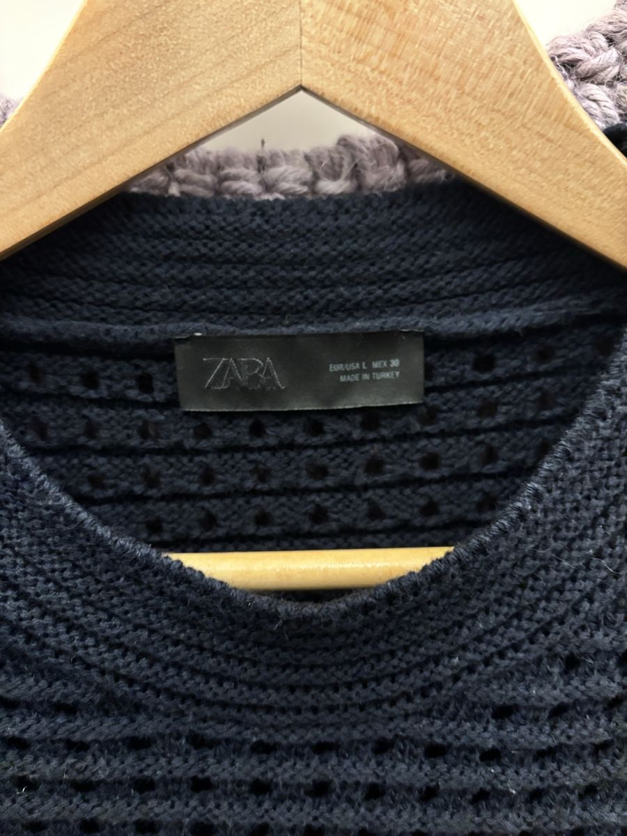 Zara Pullover & Sweatshirts: Zara Pullover mit Fransen / Lochmuster Gr.L – Neu (gemäss Beschreibung) aus St. Gallen von heartbug 1