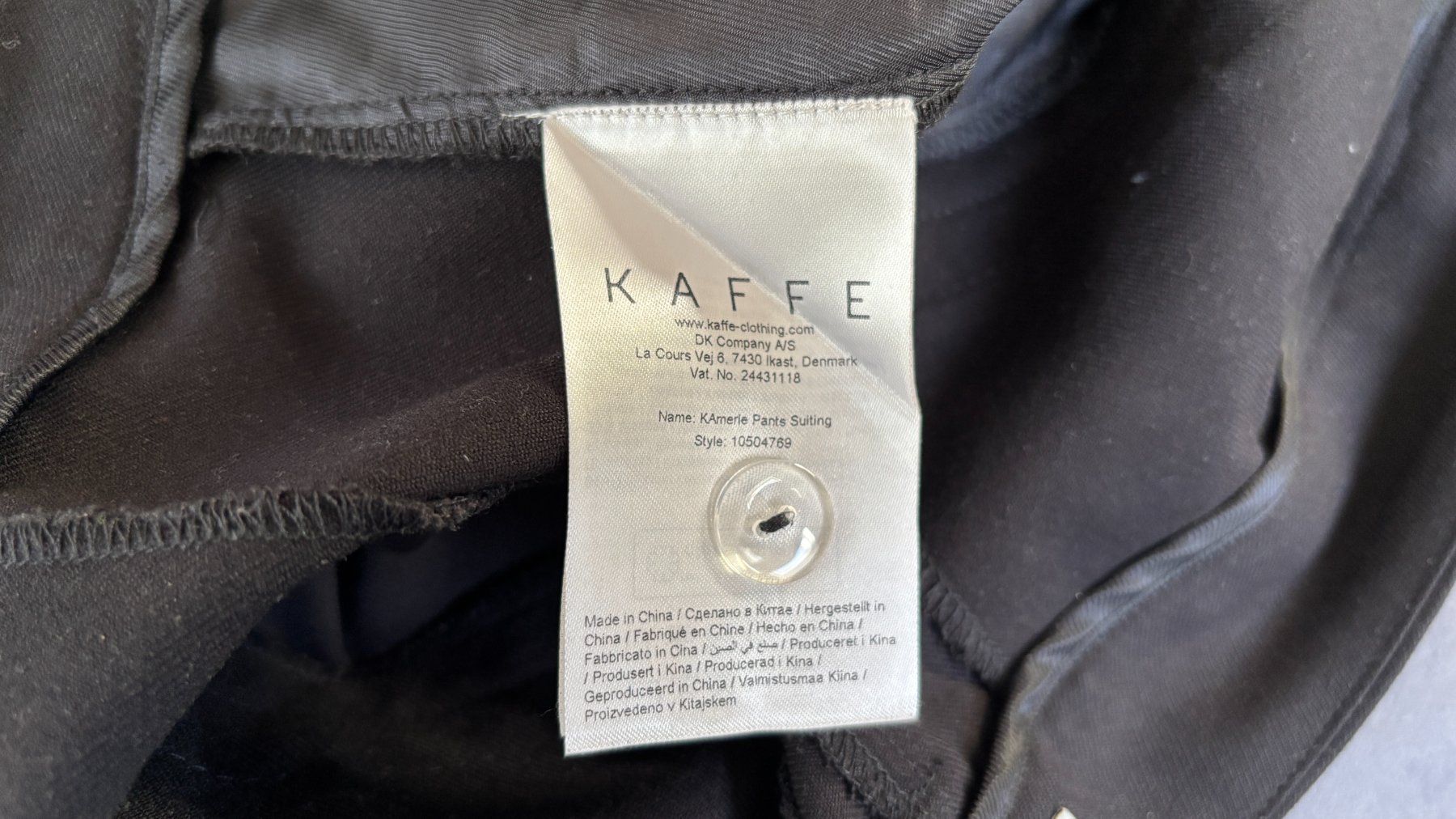 Pantaloni: Kaffe Stoffhose, schwarz, 42 – Usato da Spiegel b. Bern venduto da Laystyx 4