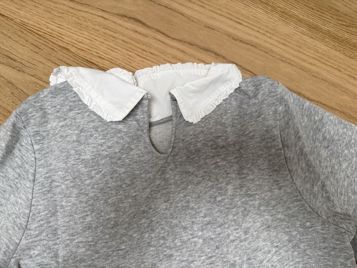 H&M Kleider: H&M Kleid, Gr. S, Grau mit Kragen  – Gebraucht aus Hergiswil NW von Labello01 2