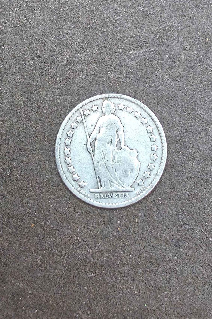 Tutti le monete: Silbermüze 1/2 Franken 1910 – Usato da Filzbach venduto da Cschufi 1