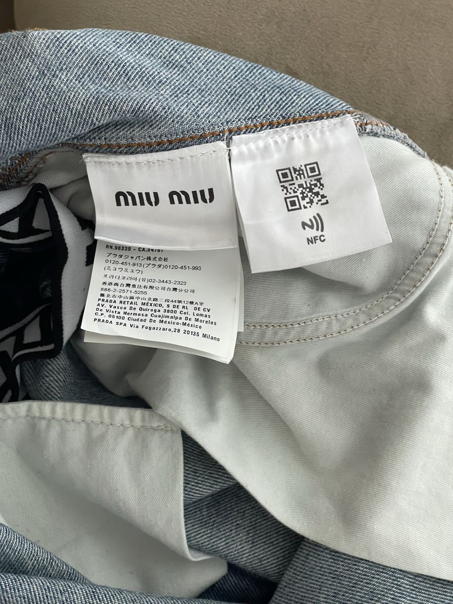Miu Miu Gonne: Miu miu denim midi skirt – Nuovo (secondo la descrizione) da Brugg AG venduto da Lovelux73 7