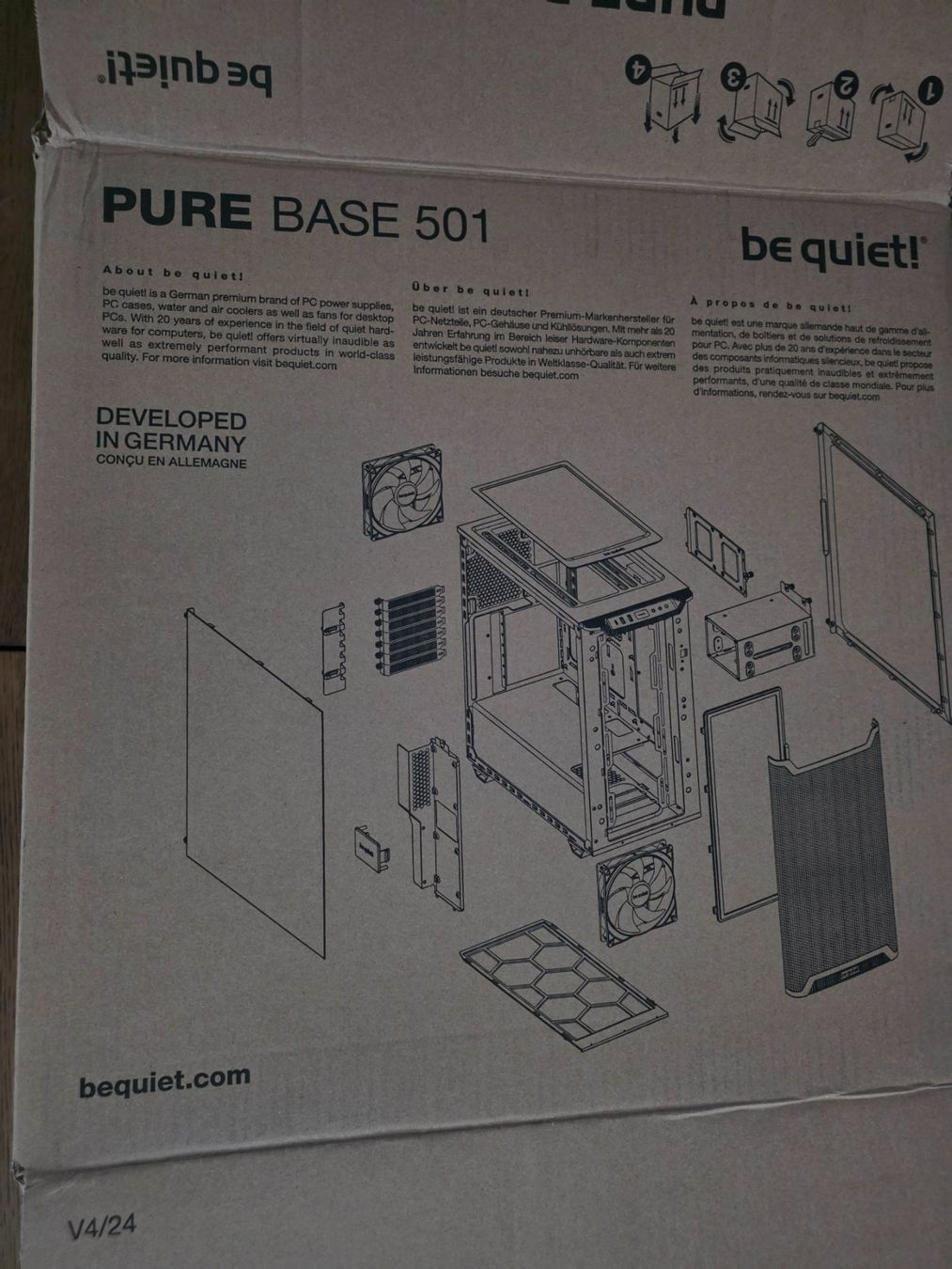beQuiet! Custodie: be quiet! Pure Base 501 comme neuf – Usato da La Neuveville venduto da rapiot 1
