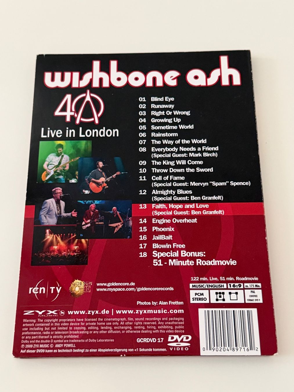 Alle DVDs: Wishbone Ash 40 Live in London DVD – Neu (gemäss Beschreibung) aus Altstätten SG von sheamus 1