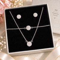✨925 Silber Schmuckset mit funkelnden Zirkonia✨ wie neu