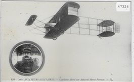 Nos Aviateurs Militaires - Captaine Morot sur Appareil Henry