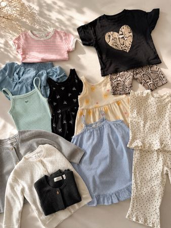 Lot de vêtements d'été pour fille - taille 92