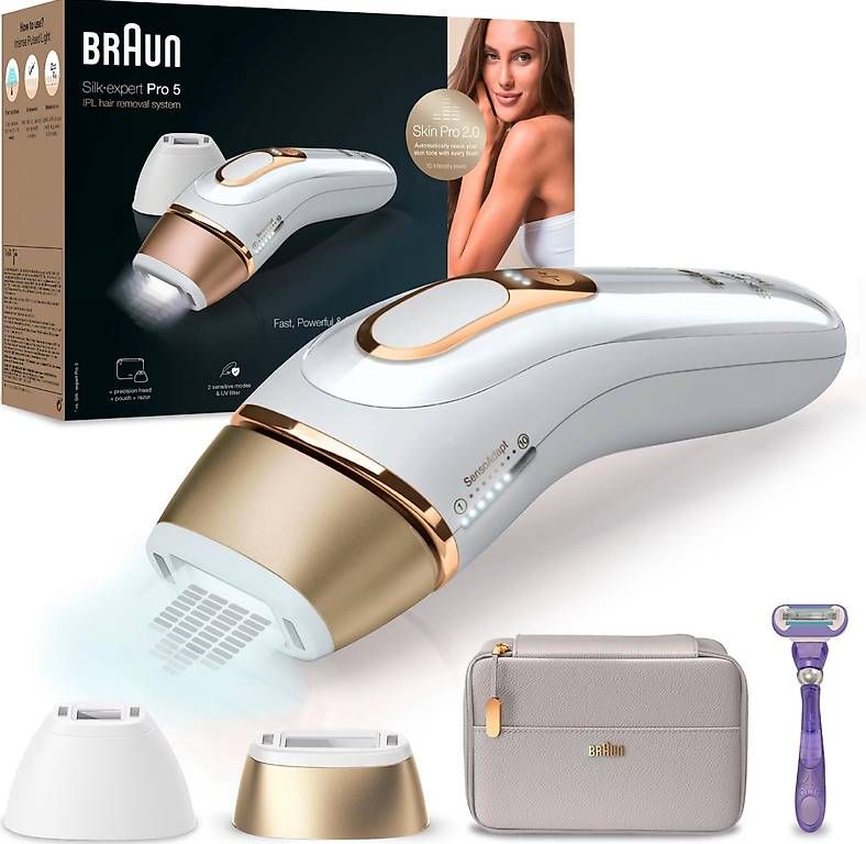 Epilatori: BRAUN Silk-Expert pro 5 Haarentfernungsgerät – Usato da Jonen venduto da lightning1 1
