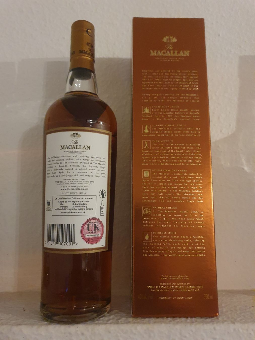 Macallan Spirituosen: Macallan Sherry oak 10y – Neu und originalverpackt aus Langnau am Albis von jer_pm72 3