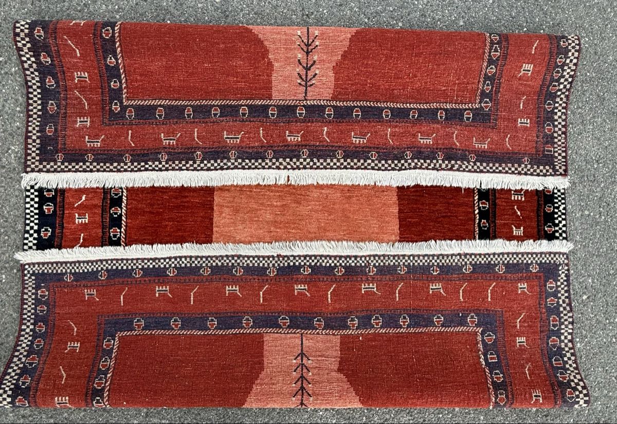 Gabbeh Tappeti: Handgeknüpfter Orientteppich, Gabbeh-222x178.cm – Usato da Sempach venduto da Star7 5