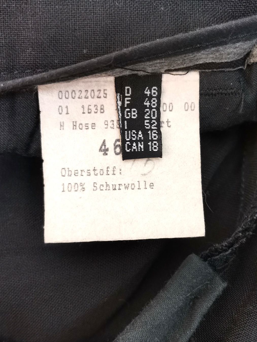 Pantaloni: NEWPORT Stoffhose schwarz Gr.46 – Usato da Schaffhausen venduto da Restwert_SH 6
