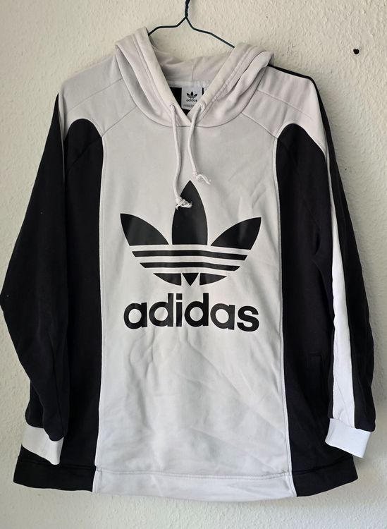 Adidas Maglioni & Felpe: Sweat à capuche Adidas trèfle noir et blanc, taille 38 – Usato da Genève venduto da Dadavsot