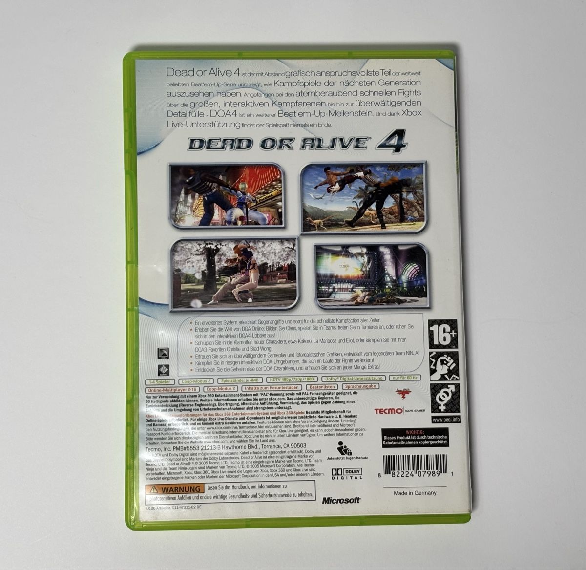 Spiele: Videogioco Dead or Alive 4 per Xbox 360 – Gebraucht aus Gordola von kar_gy5g 1