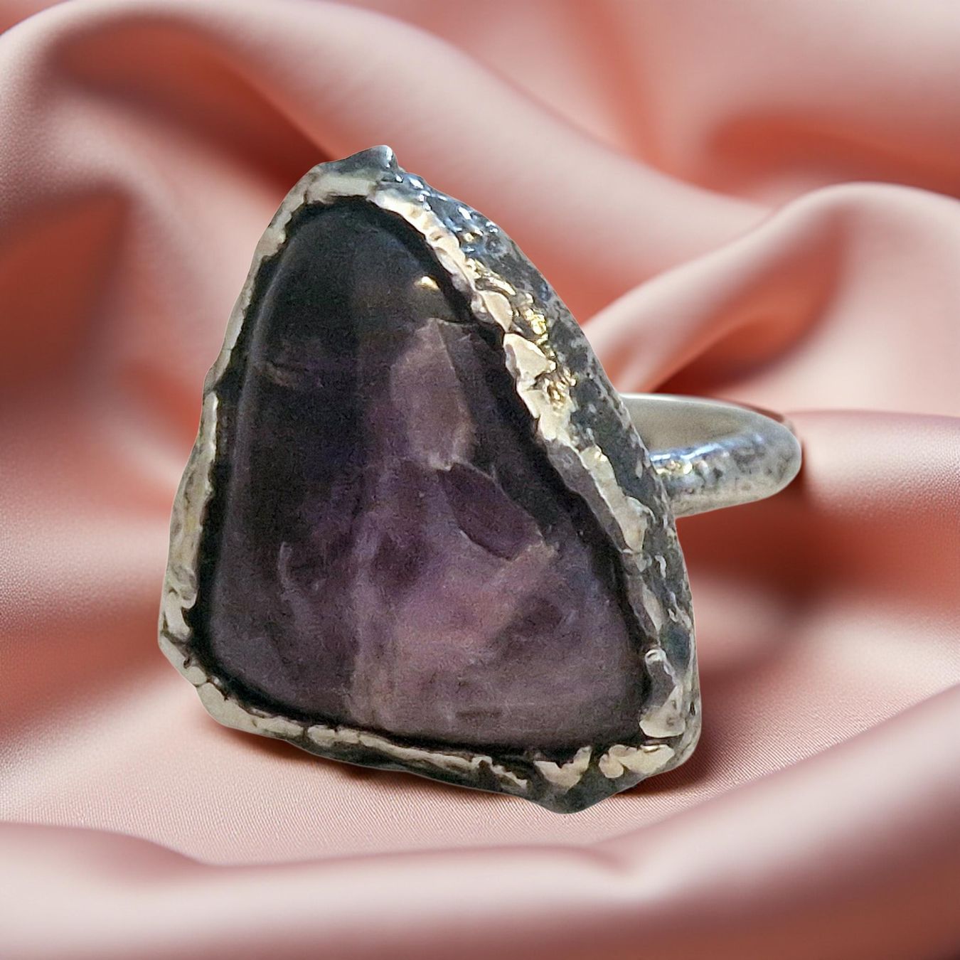 Anelli: Statement-Ring Silber & Amethyst, Gr. 62,5 – Nuovo e nell'imballaggio originale da Aarau venduto da Schmuckhoehle_MD 5