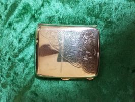 Englisches Zigarettenetui 74 g Sterling- Silber .925, antik