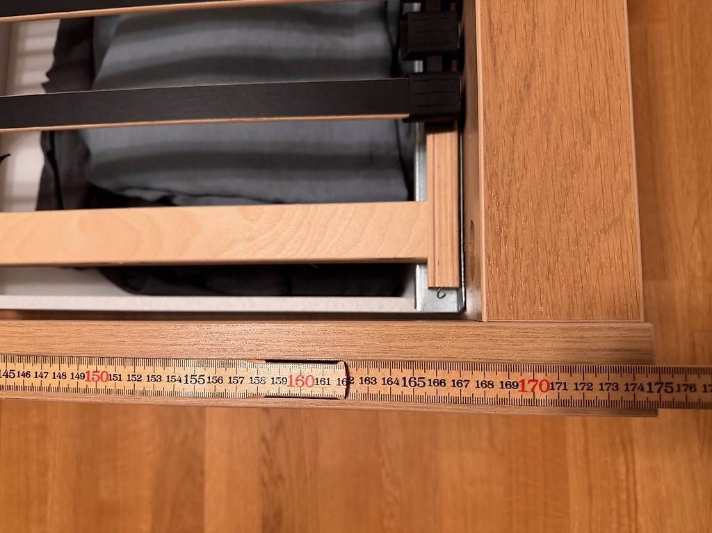 Letti: Ikea Malm Bett 160x200cm mit Lattenrost – Usato da Erstfeld venduto da PokeSandero 3