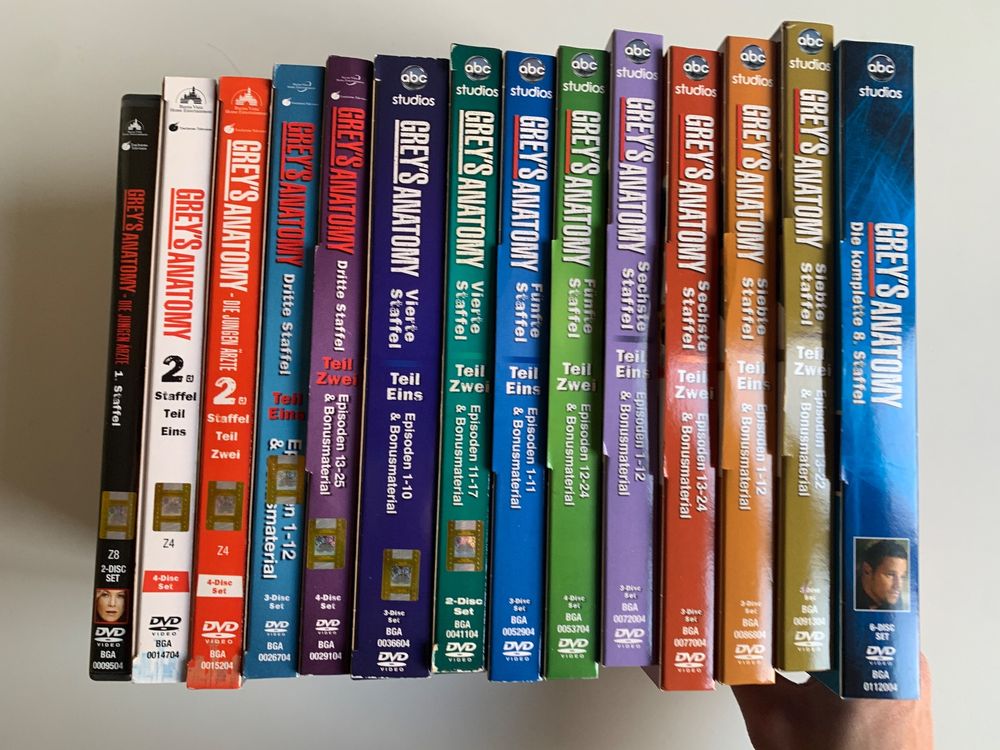 Grey’s Anatomy Staffel 1 bis 8, DVDs (Gebraucht) in Bern für CHF 46 ...