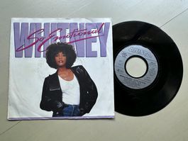 WHITNEY HOUSTON tolle Single Kult Top 80's So emotional