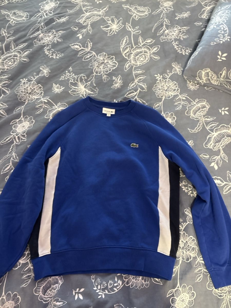Lacoste Maglioni & Felpe: Lacoste Pullover Relaxed Fit Blau  – Nuovo (secondo la descrizione) da Bad Zurzach venduto da has_98d6
